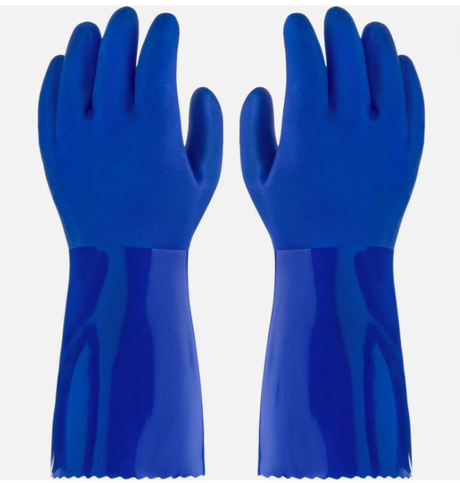 Star Kitchen & Home True Blues Ultimate Blue Household Cleaning Gloves (Medium) gallery