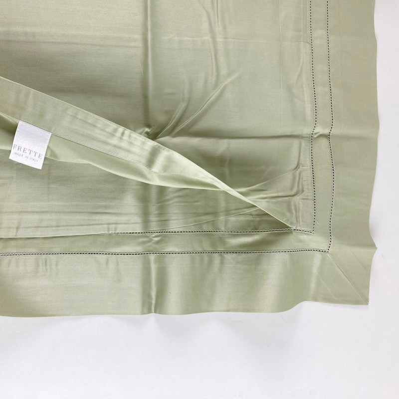 FRETTE Border Sham Pillow Case Beech Green Size 21×37 in. (New) gallery
