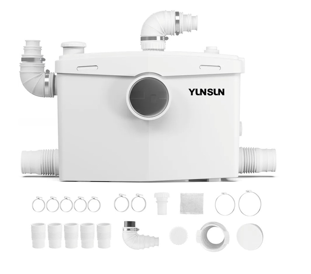 YUNSUN 2000W Macerator Pump, 2800GPH Macerator Pump with Automatic Drain & Delay gallery