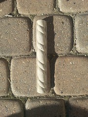 10x Cast Stone Border Tile T-101 Noce MS 101 Discounted! 1 1/8 x 8 inches
