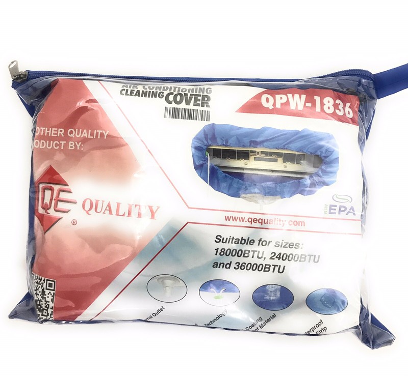 MINI SPLIT A/C UNIT CLEANING COVER,SIZE 18000-24000 AND 36000 BTU gallery