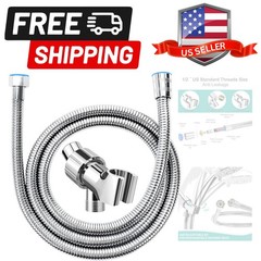 Adjustable Handheld Shower Head Holder and Hose- ABS Bracket- 360 Degree Rot…