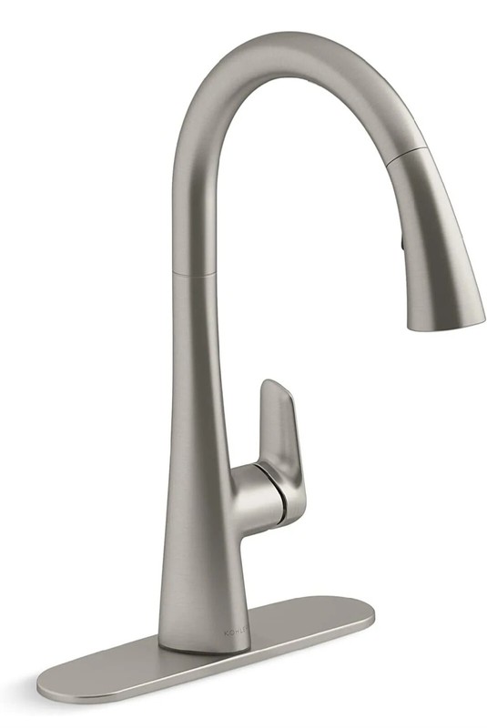 Kohler Transitional Touchless Pull-Down Kitchen Faucet In Vibrant Stainless !!! gallery
