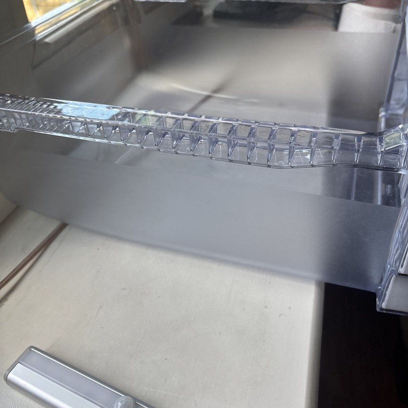Samsung RF5287HARS Right Crisper Drawer Bin DA61-05875A OEM Clear Refrigerator gallery