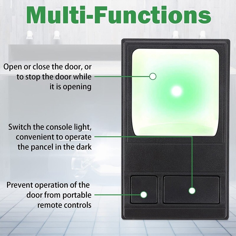 Garage Wall Pad Multi-Function Control Panel for LiftMaster Master 78LM 41C494 gallery