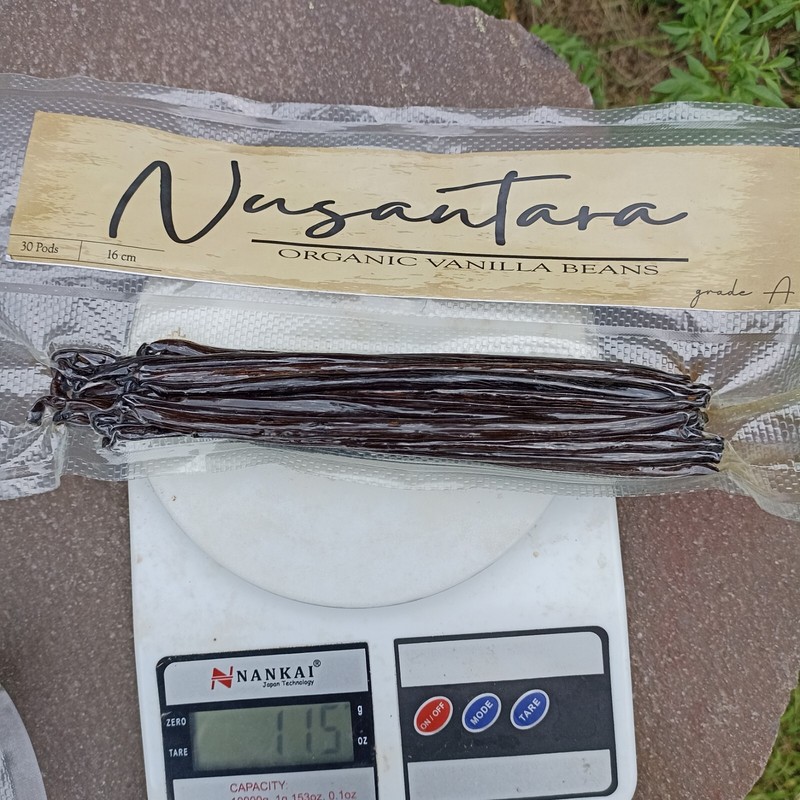 Vanilla beans Grade A Planifolia Premium Gourmet 30 pods(110 grams),16-18 cm up gallery