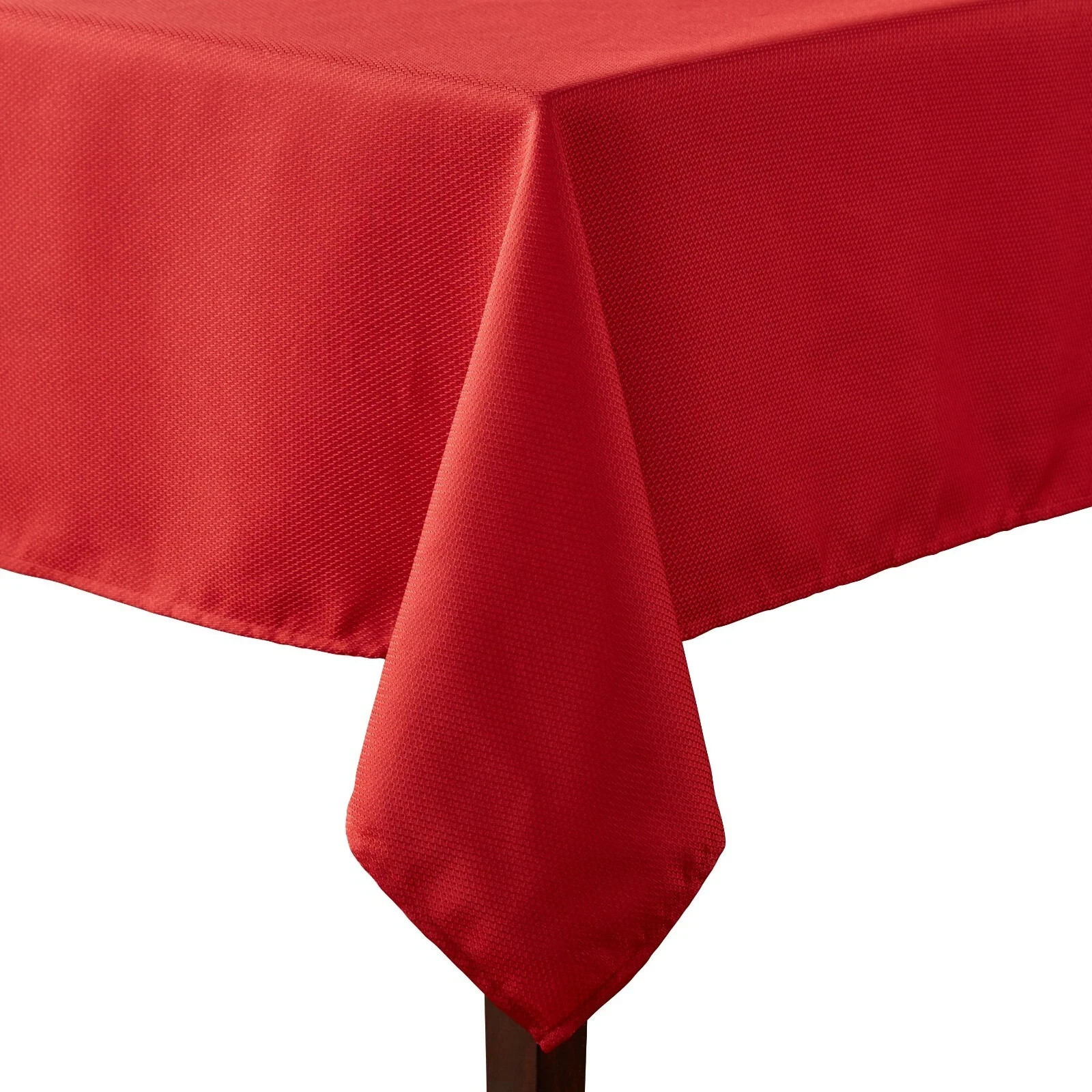 Mainstays 60 X 102 Inches Fabric Tablecloth Red Sedona Rectangle gallery