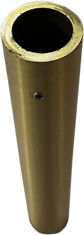 DECOREX Hardware - 8" Decorative Brass Tube for 5/8" Round Balusters – Set of 10 gallery