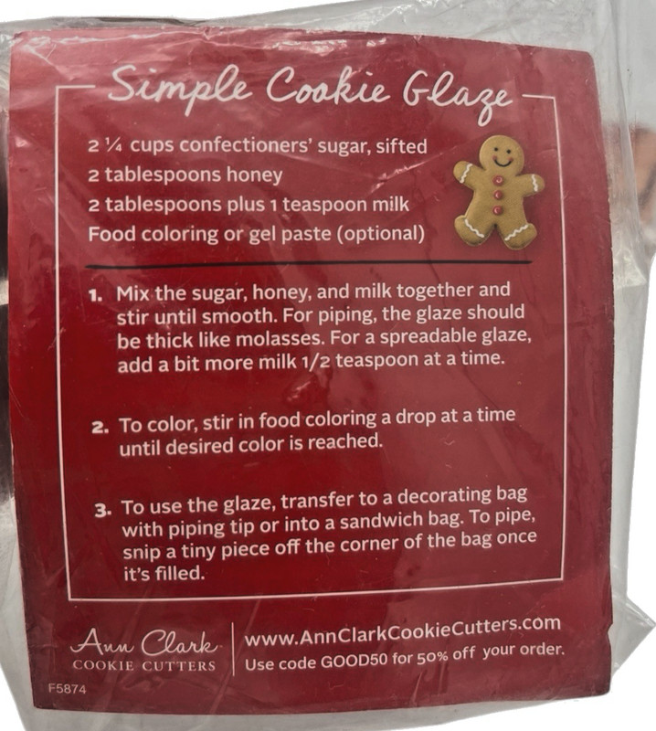7 Gingerbread Cookie Cutters Stainless Steel Copper Plastic Variety Holiday gallery