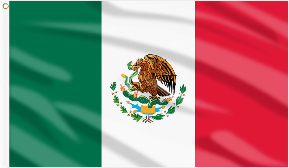 Mexico Flag 3X5 Ft, Large Mexican Flags for Cinco De Mayo Party Decorations - Do