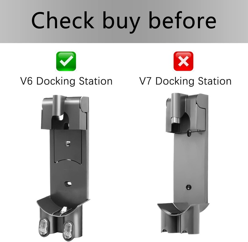 Charging Dock Station - Wall Mount Accessories for Dyson Vacuum Cleaner V6 gallery