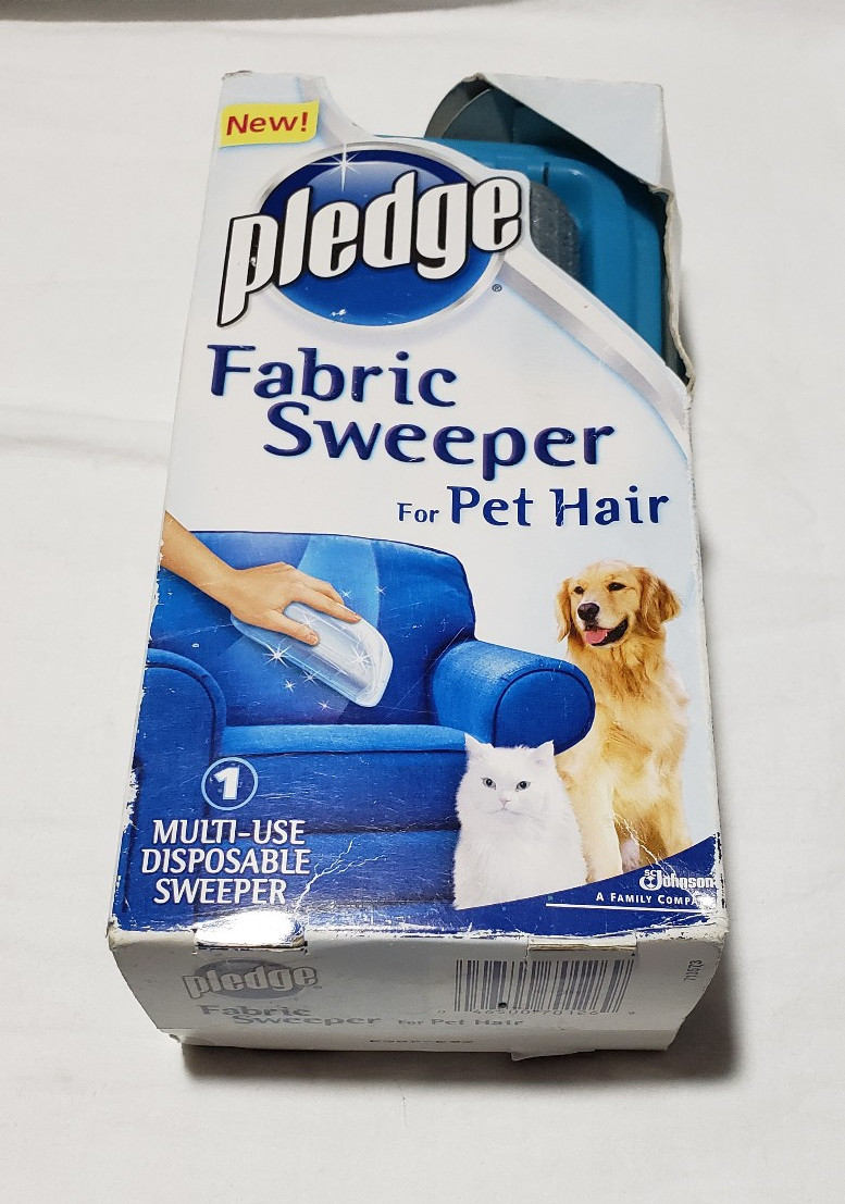 Pledge Pet Hair Fabric Sweeper Multi Use Discontinued New In Box gallery