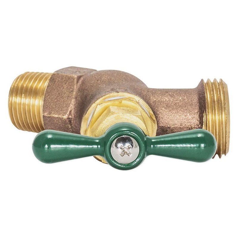 Heavy-Pattern No-Kink Hose Bibb Valve, 1/2 Inch MIP Connection, Brass Plumbin... gallery