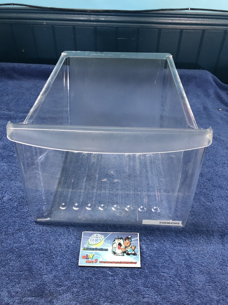240364503 FRIGIDAIRE REFRIGERATOR CRISPER DRAWER CLEAR gallery