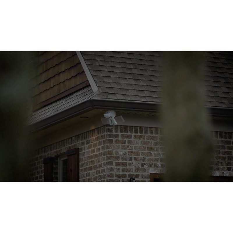 NEW SECUR360 Video Wi-Fi Connected White Wired EdgeLit Motion Activated gallery