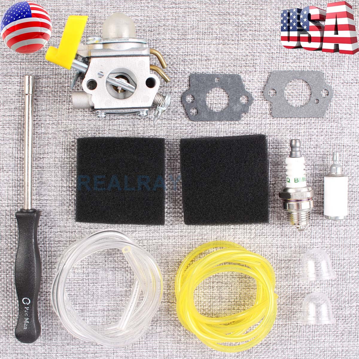 Carburetor For Ryobi RY29550 RY52014 RY30120 SS26 SS30 Weed Eater Homelite UT210 gallery