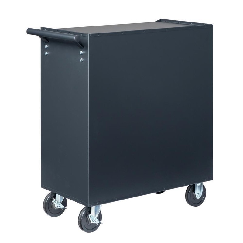 Rolling Tool Chest Tool Box with Handle / Drawers Lockable Tool Cabinet Black gallery
