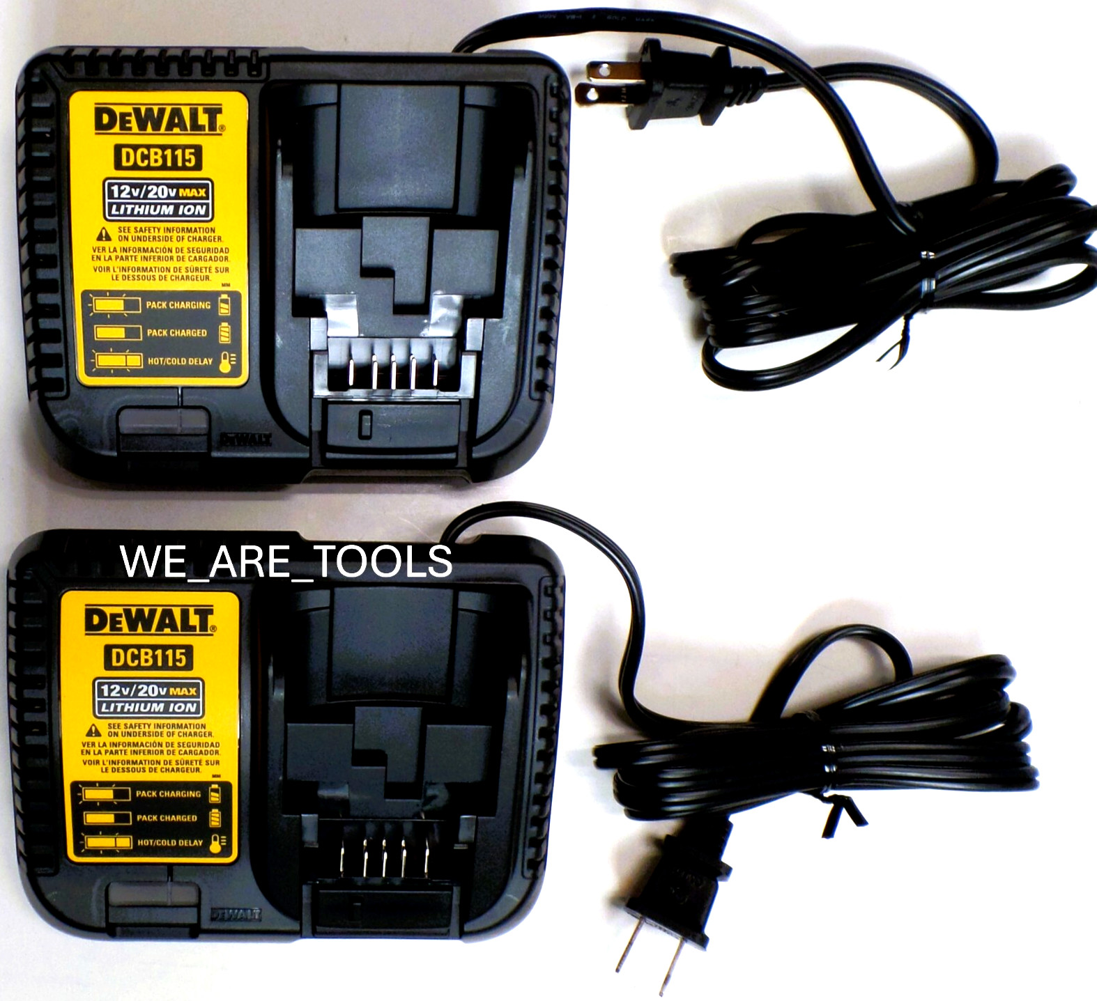 (2) Dewalt RAPID DCB115 12-20V MAX FAST Battery Chargers 20 volt gallery