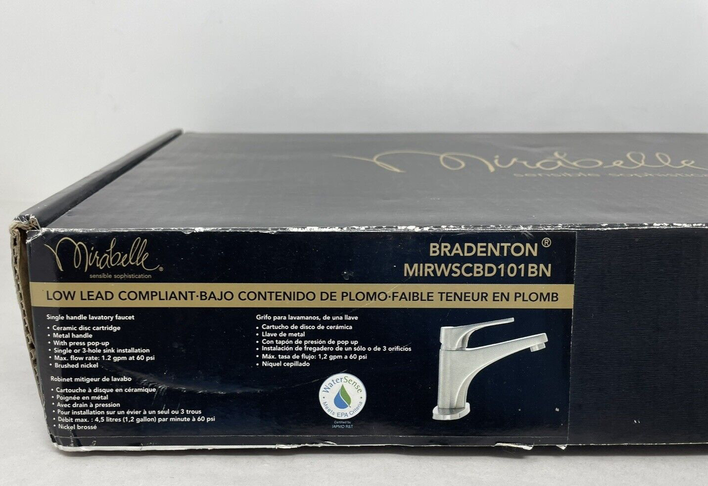 Mirabelle Bradenton Single Handle Lavatory Faucet 1.2 GPM Nickel MIRWSCBD101BN gallery