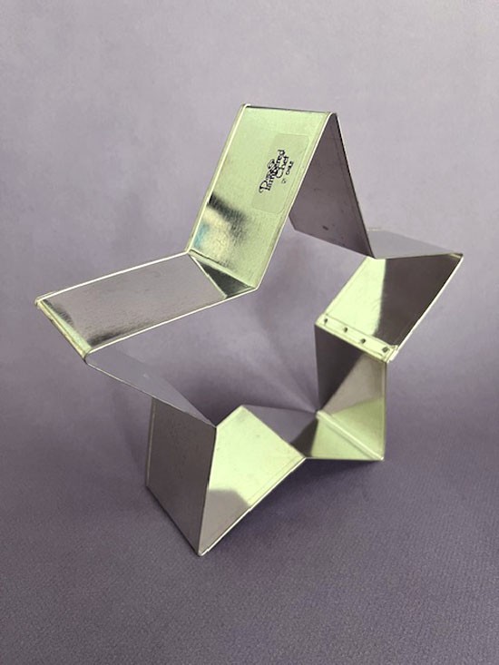 THE PAMPERED CHEF STAR FORM/ INSERT MOLD #1545, 8-1/4", CHILE NEW-UNUSED W/O BOX