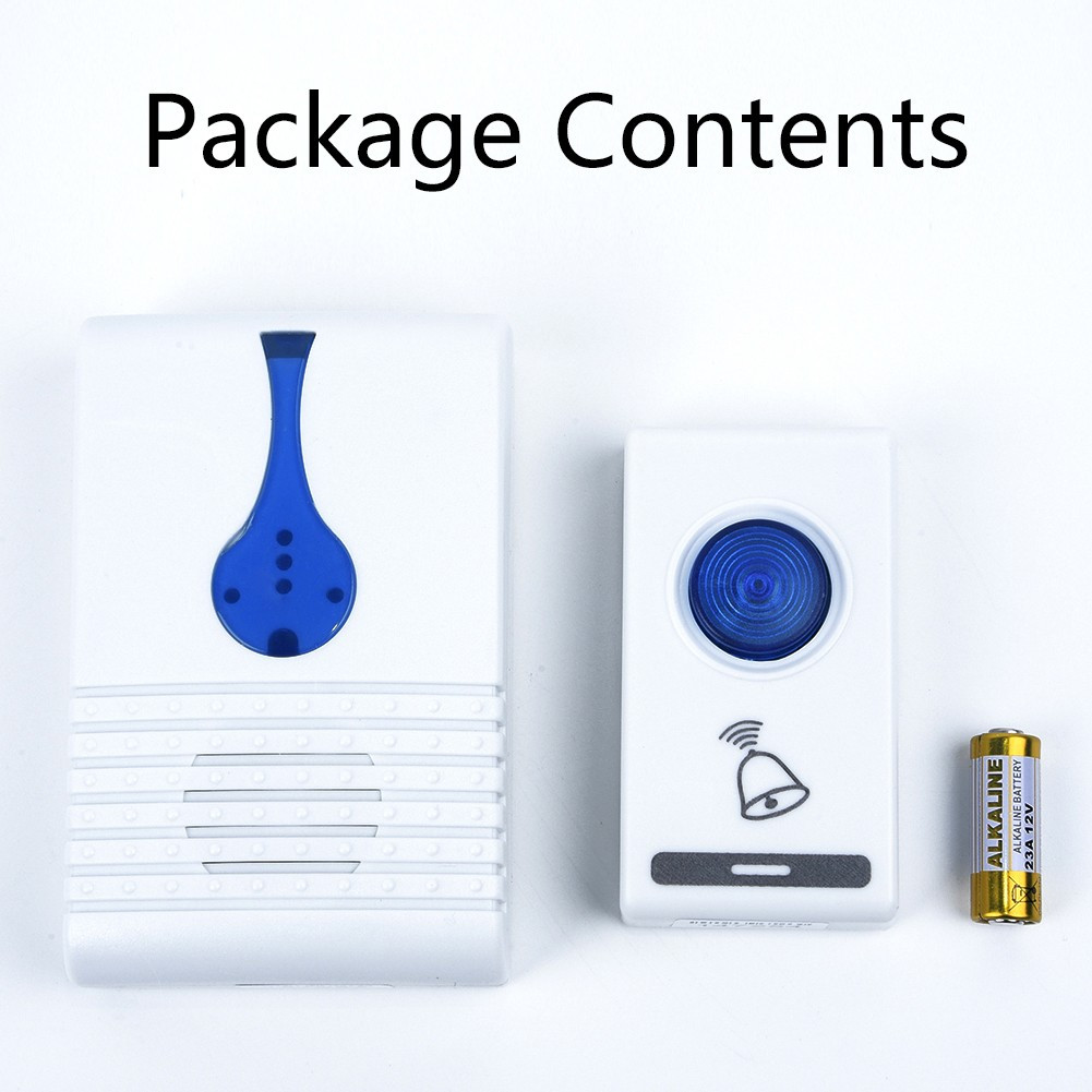 100M Home LED Wireless Door Bell Doorbell & Wireles Remote control 32 Tune Songs gallery