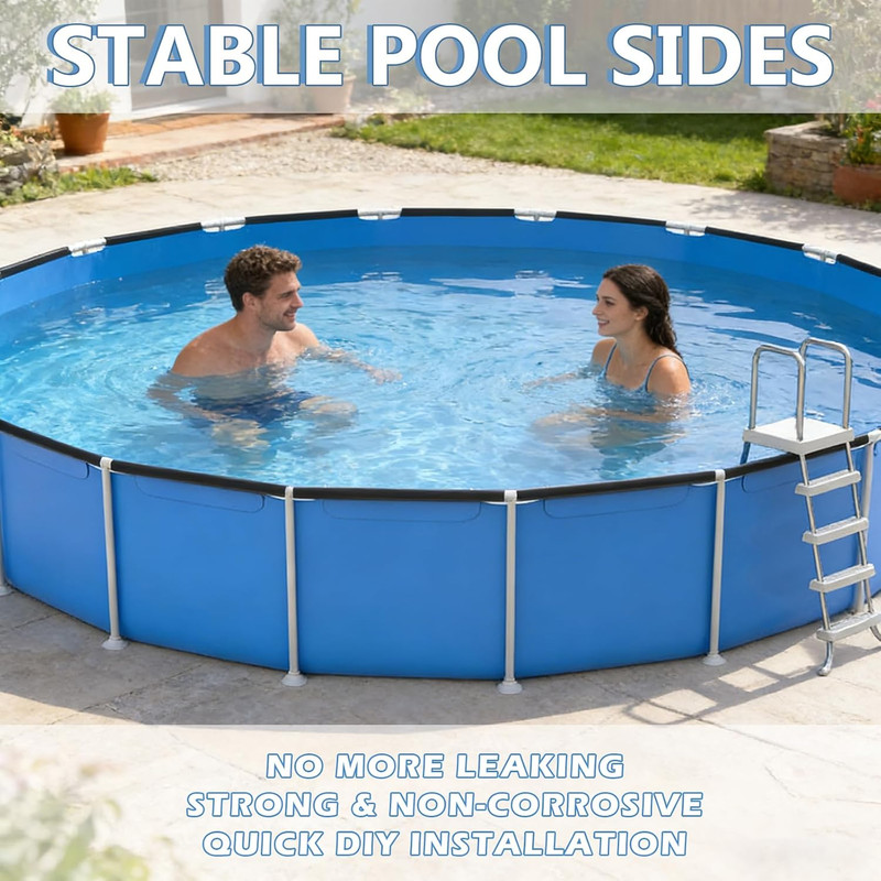 69PCS 15.75Inch Coping Strips for Overlap above Ground Pool Liners Plastic Liner gallery