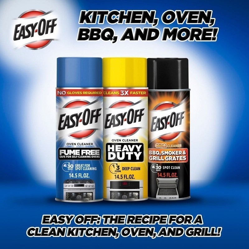 6 Pack Fume Free Oven Cleaner & Degreaser Foam Spray Tough Grease Grime New gallery