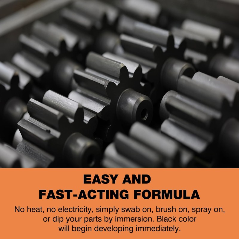 Black Oxide Coating Kit - Black Oxide Solution, Versatile Blackening Solution... gallery