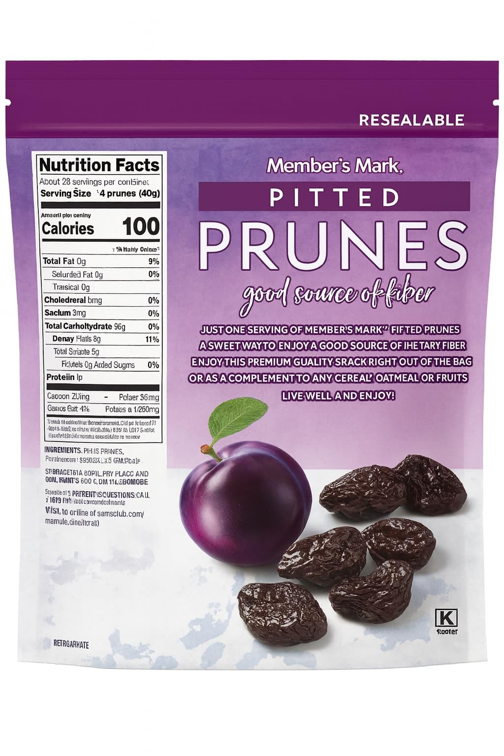 MEMBER'S MARK PITTED PRUNES gallery