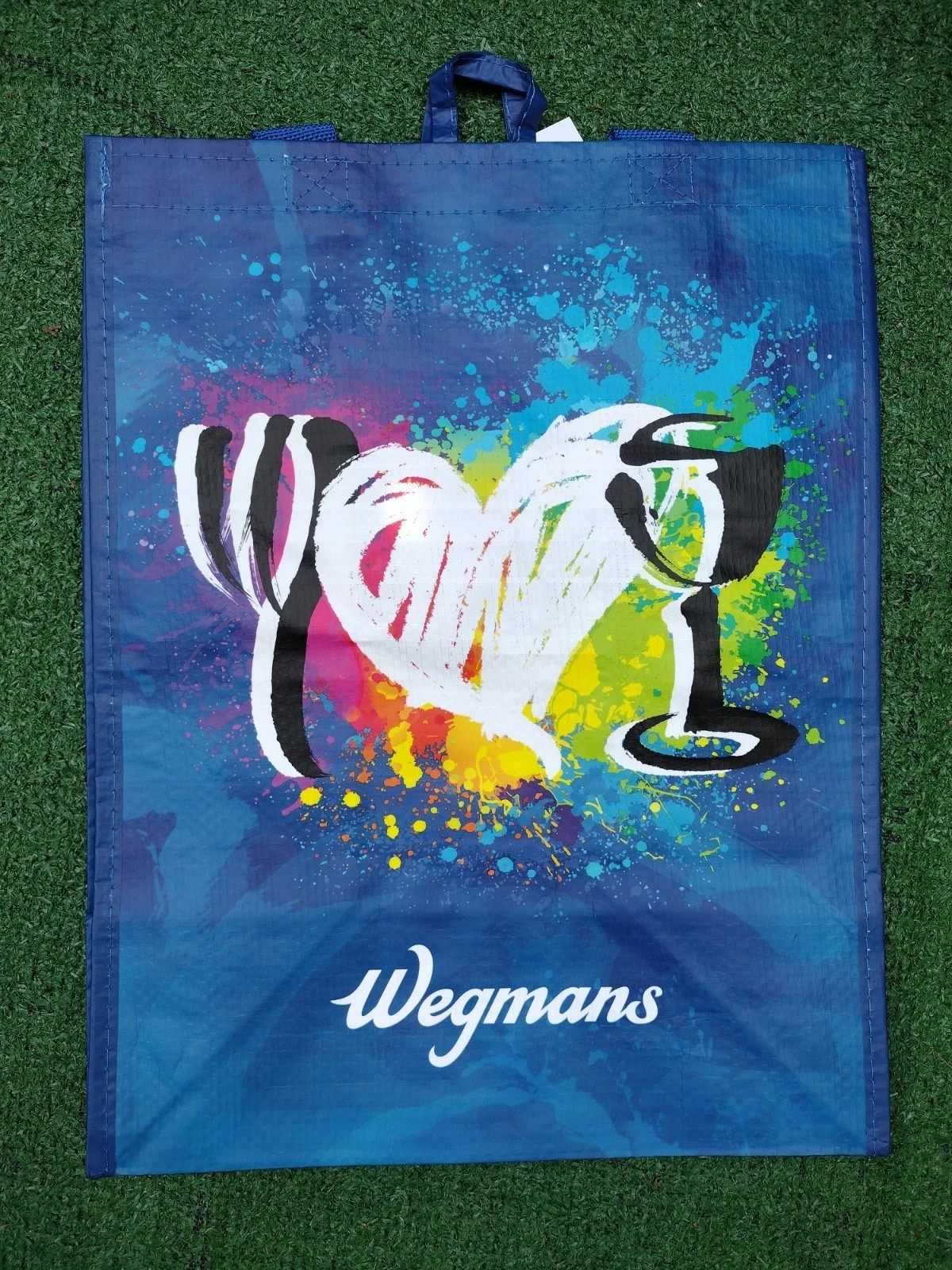 2 X Wegmans Reusable Shopping Tote Bag With Support Liner gallery