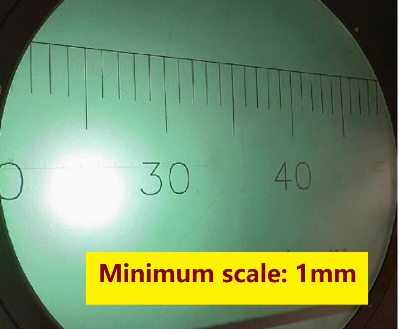 glass linear scale Standard calibration line ruler Optical instrument projector gallery