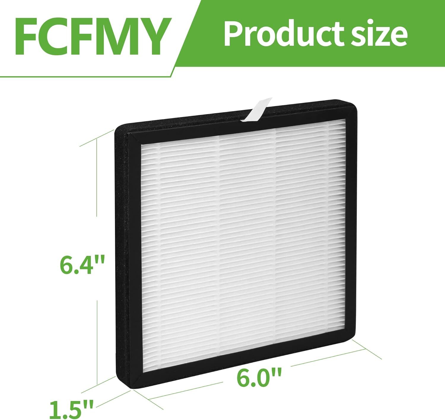 4 Packs True HEPA Replacement Filters Compatible with Westinghouse 1701 White gallery