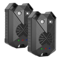 2Pcs Ultrasonic Rodent Control Deterrent Home Chaser Blocker
