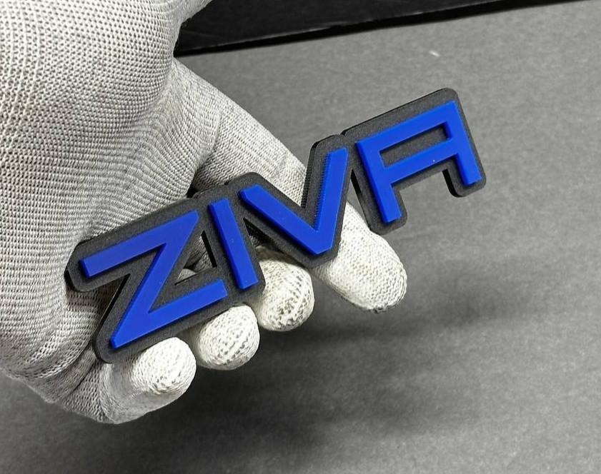 Custom Lazer Cut Car Acrylic Emblem Badge MULTI COLOR Customized Text Names/LOGO gallery