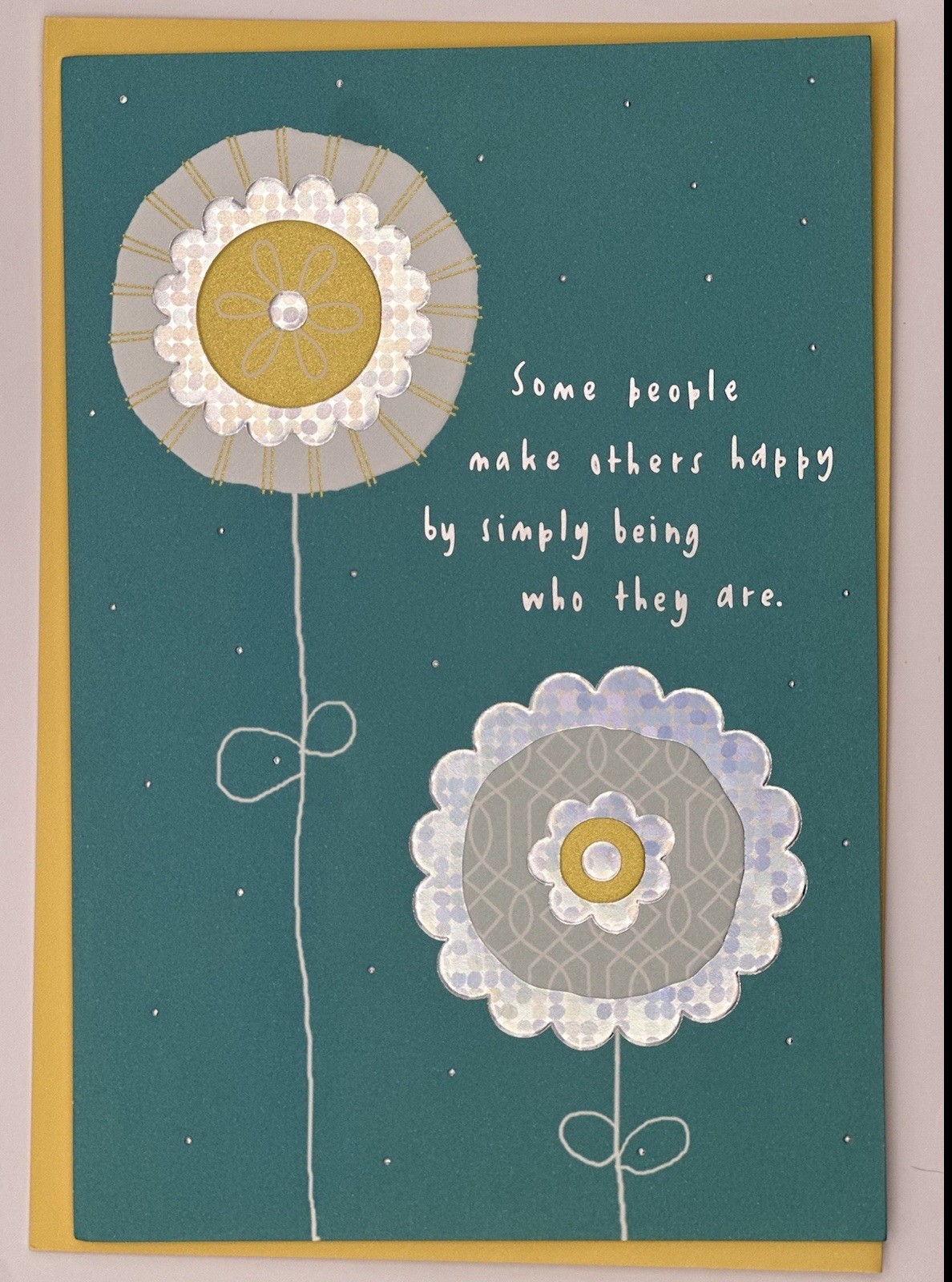 ~~ HAPPY BIRTHDAY GREETING CARD ~~ FOR A FRIEND / SOMEONE SPECIAL/ FLOWERS gallery