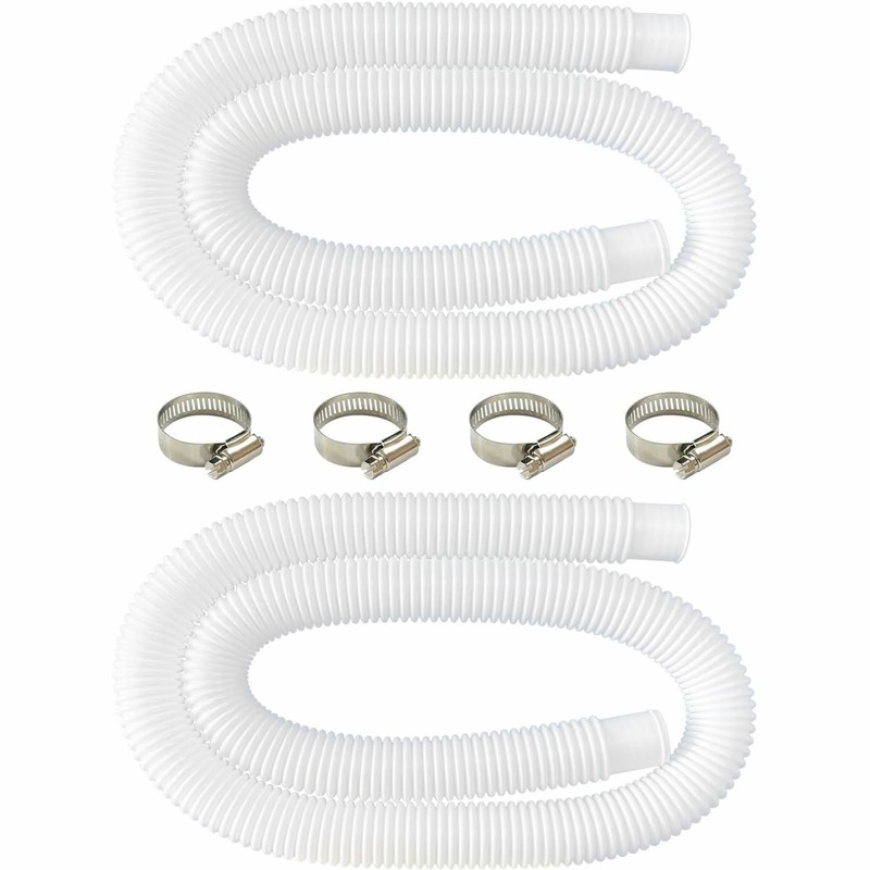 2 Pack Pool Pump Replacement Hose Pipe Accessory For Above Ground Pools Part gallery