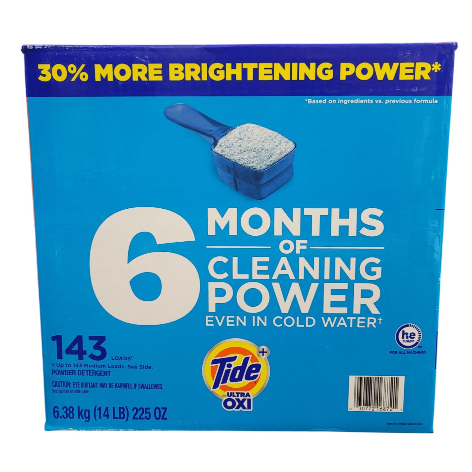 Tide + Ultra Oxi Powder Laundry Detergent, Original, 143 loads, 225 oz. gallery