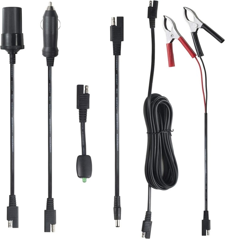 16FT Adapter SAE Connectors Quick Connect with Battery Clamps For 12V Trickle... gallery