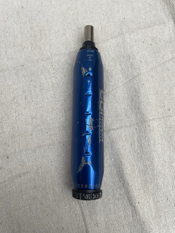 CDI MICRO ADJUSTABLE SCREWDRIVER 401SM RANGE 5-40 INCH POUNDS 1/4 INCH gallery