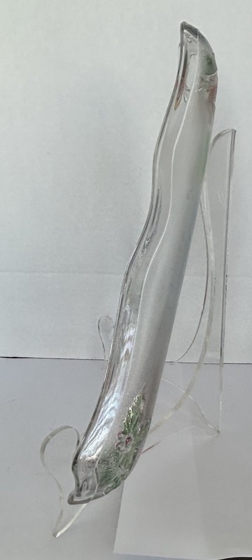 Mikasa Clear Glass Triangular CHRISTMAS TREE Serving Plate Platter Dish gallery