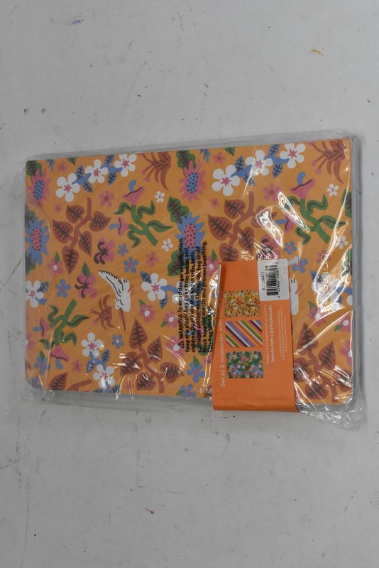 Ban.do Rough Draft Notebook Set Lined Pages Fruity & Floral Print 3 Piece Set gallery