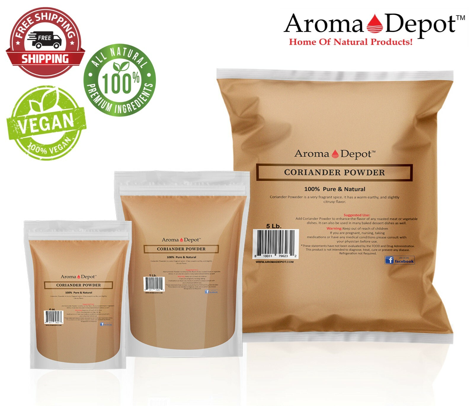 Coriander Ground Powder 1oz up to 15 lb Cilantro en Polvo Fresh Spices Herbs gallery