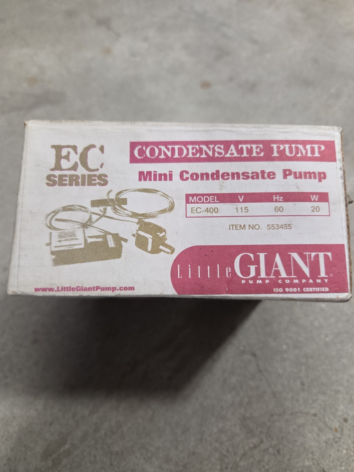 Little Giant Mini Condensate Pump gallery