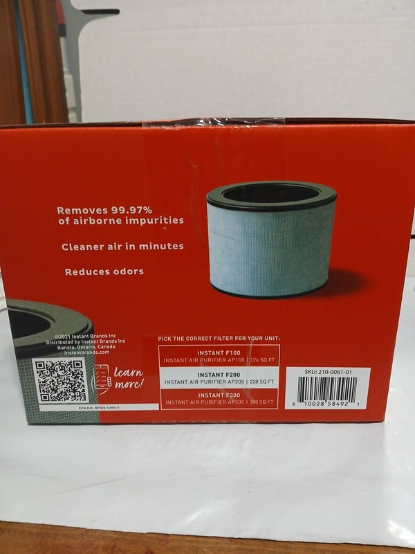 Instant Air Purifier Replacement Filter F200 3 in 1 Filter System Use w/ AP200 gallery
