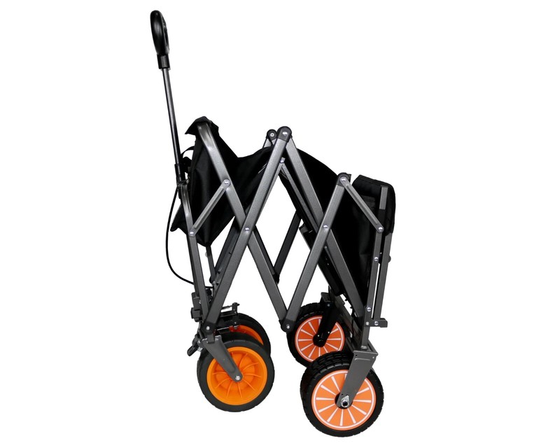 Electric Assistance Collapsible Folding Garden Utility Wagon With Tailgate gallery
