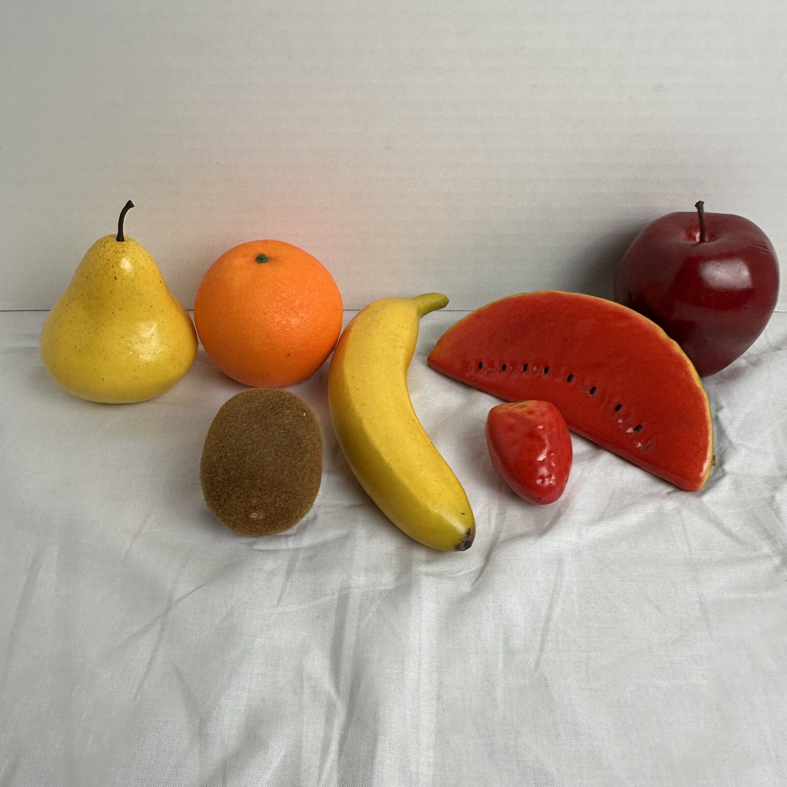 Lot 7 Styrofoam Mixed Fruit Watermelon Apple Pear Banana Strawberry Kiwi Orange gallery