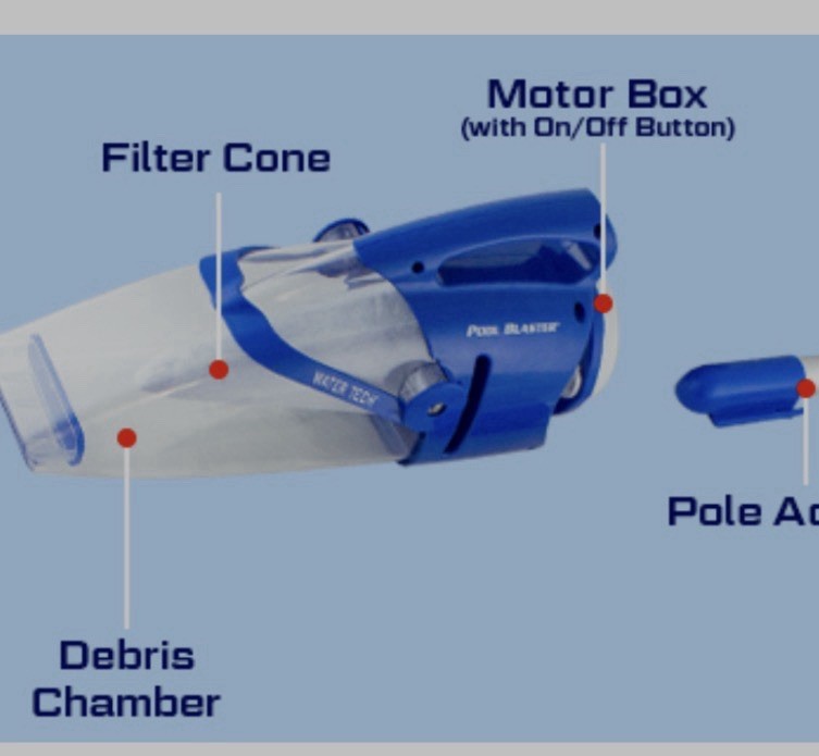 Water Tech Pool Blaster MAX Handheld Swimming Pool/Spa Vacuum Cleaner Untested gallery