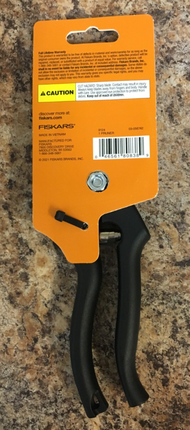 Fiskars 391241-1006 Angled Steel 5 in. Pruners gallery