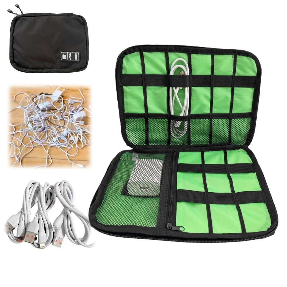 Multi-functional Mobile Phone Data Cable Storage Bag Charger Storage Bag