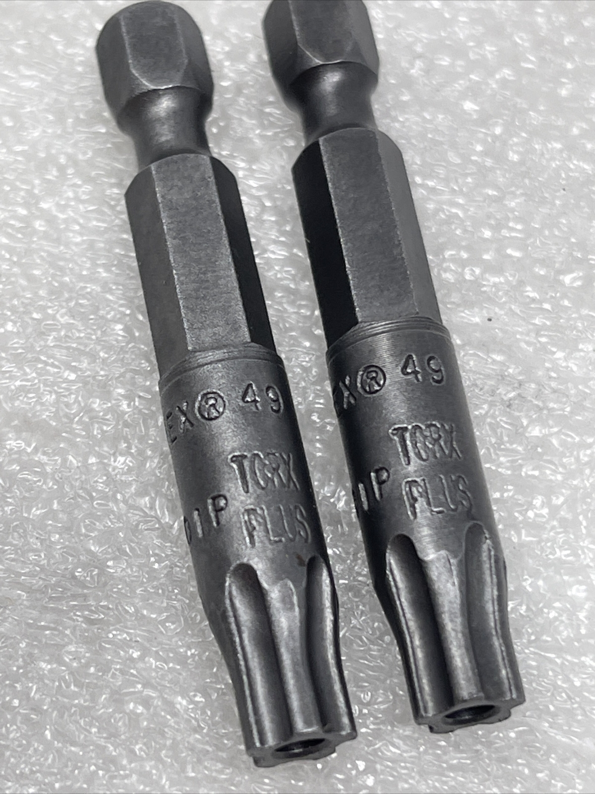 #40 Torx Tamper Insert Bits, 1/4” Hex Drive, USA, Apex 49-40IPRX, Lot Of (2) gallery